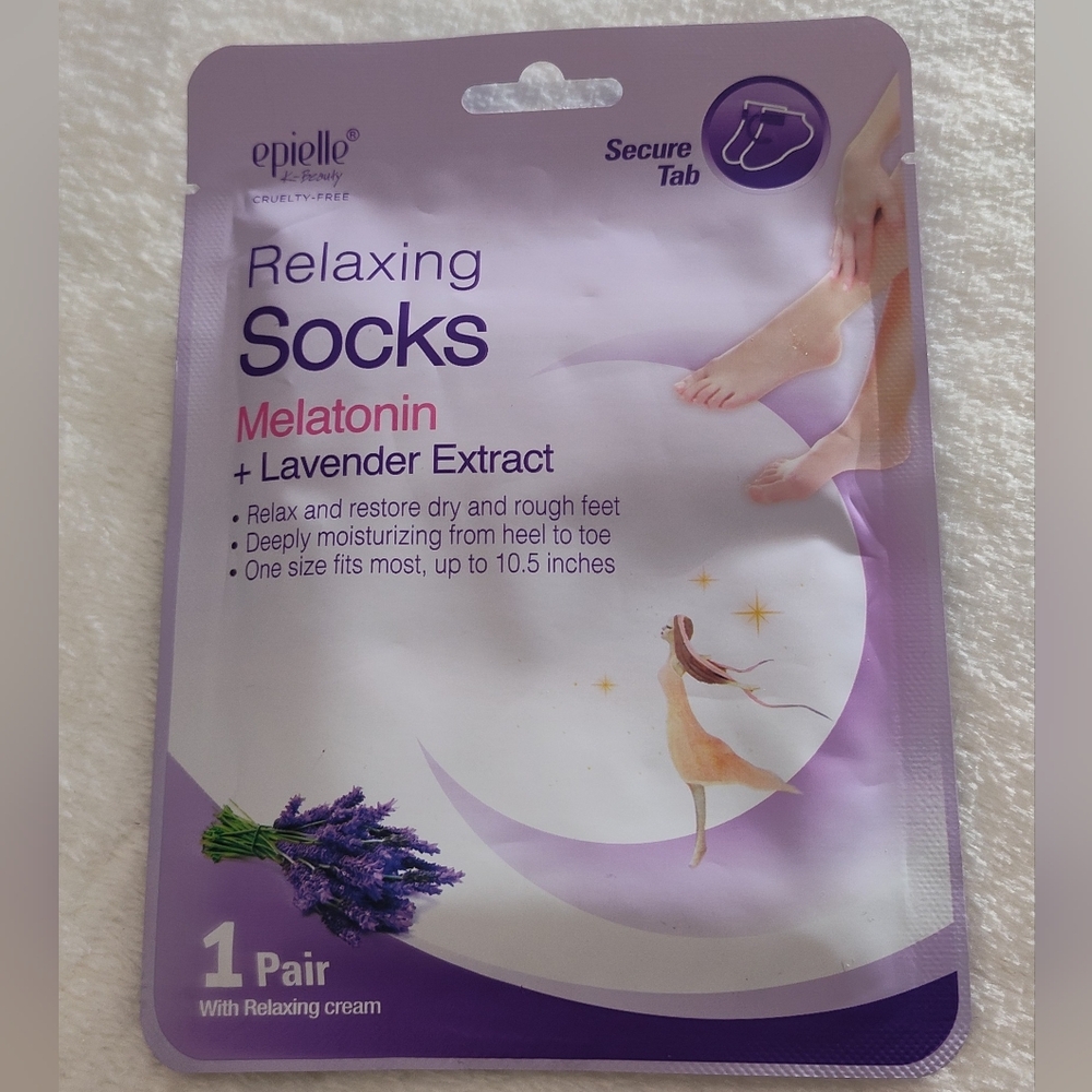 Epielle Relaxing Socks with Melatonin and Lavender